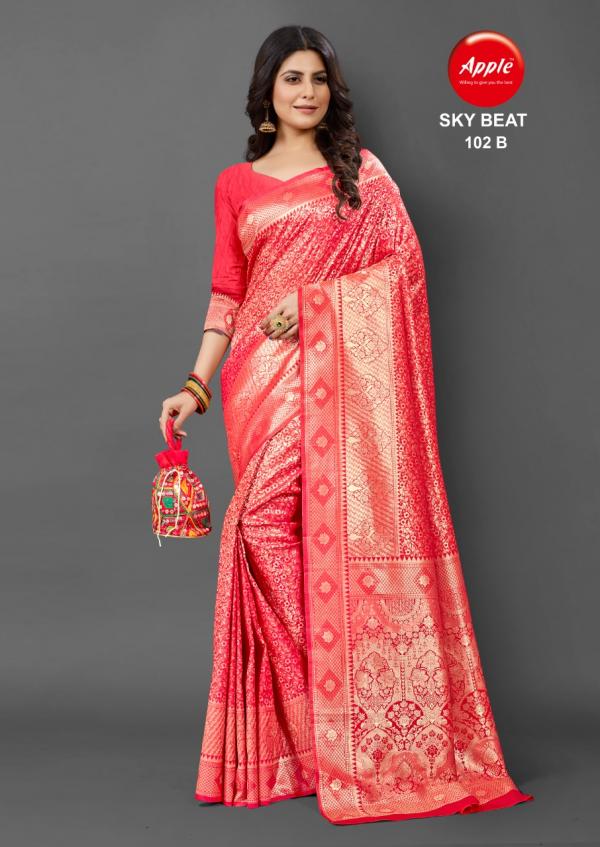 Apple Sky Beat 102 Festival Wear Silk Saree Collection